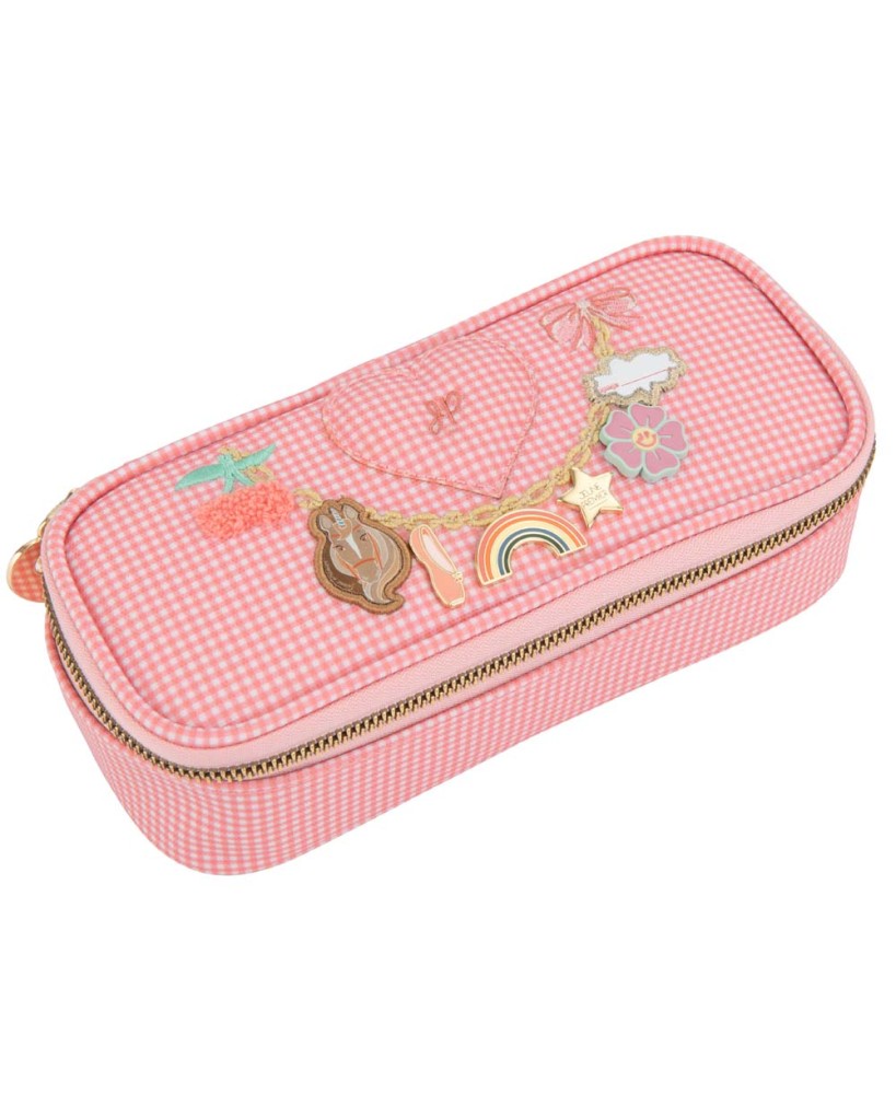 Pencil Box - Vichy Love Pink - Jeune Premier