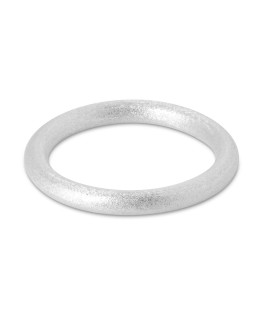 Color ring brushed - silver plated - maat 55 - LULU Copenhagen