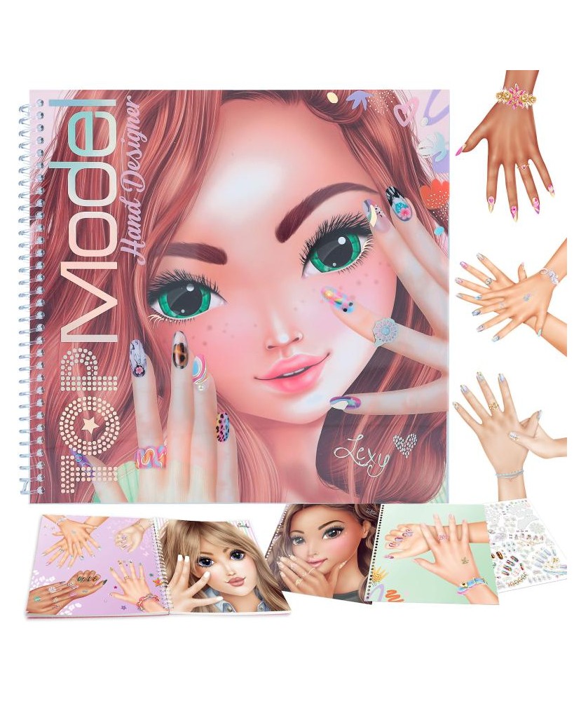 Create your hand design Kleurboek - Top Model