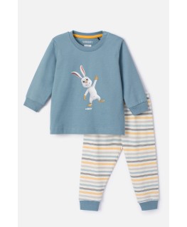 Unisex Pyjama ijsblauw mini...