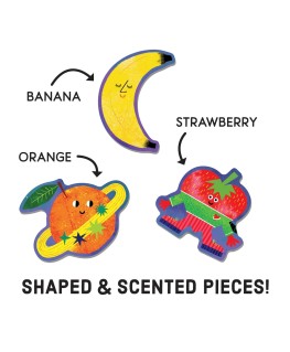 Scratch & sniff puzzle - Cosmic fruits - Mudpuppy