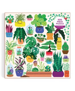 Happy plants family puzzle - 500 pcs - Mudpuppy