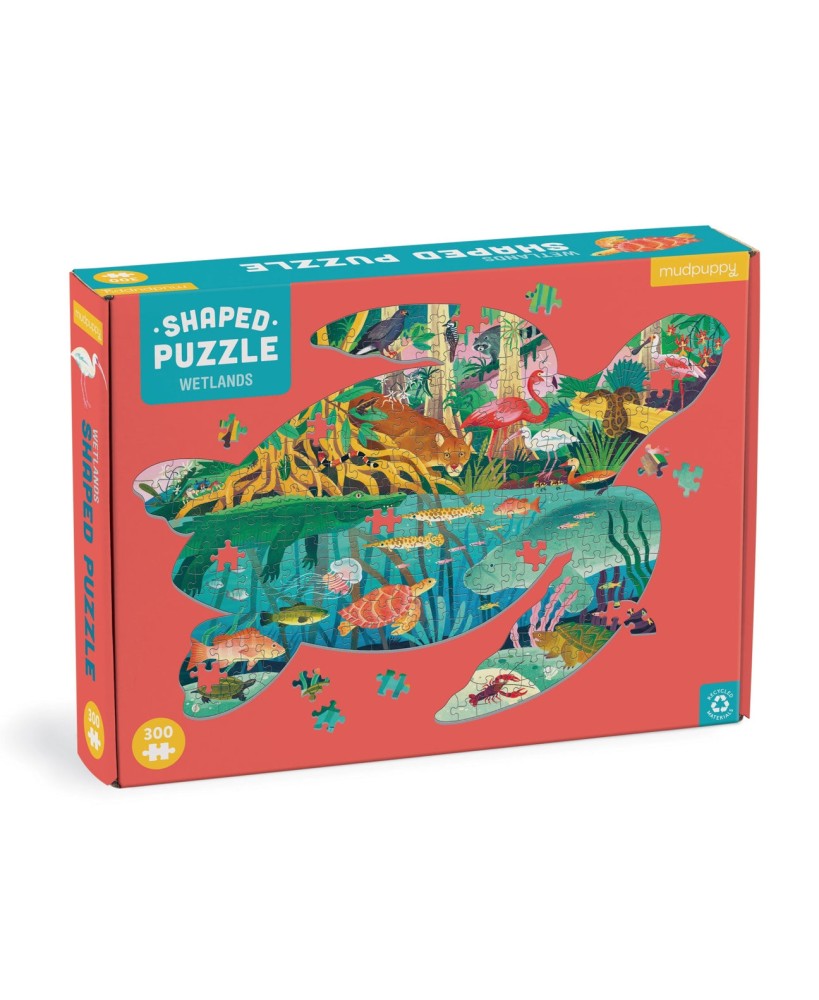 300 pcs Shaped Puzzle/wetlands - Mudpuppy