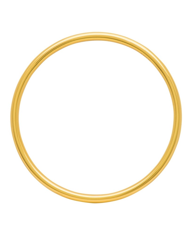 Color Bangle Shiny Gold plated - 65mm - Lulu Copenhagen