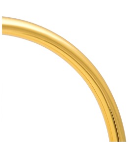 Color Bangle Shiny Gold plated - 65mm - Lulu Copenhagen