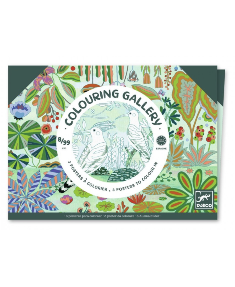 Coloring gallery Wilde dieren 8-99j - Djeco
