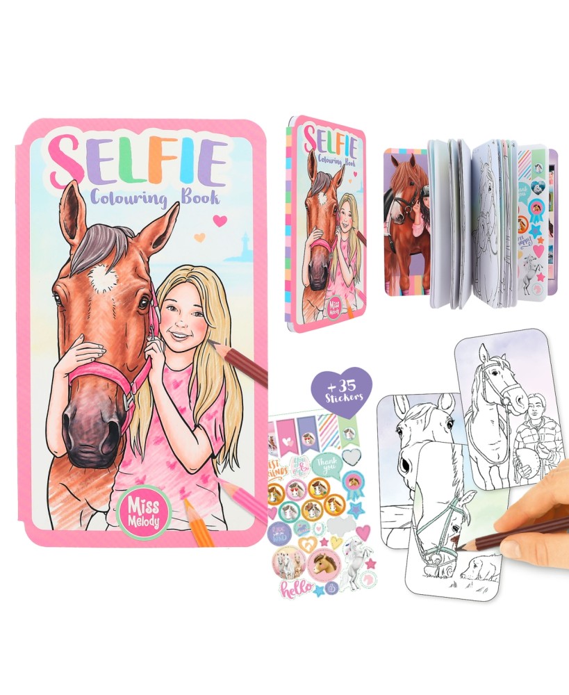 Selfie Coloring book - Miss Melody
