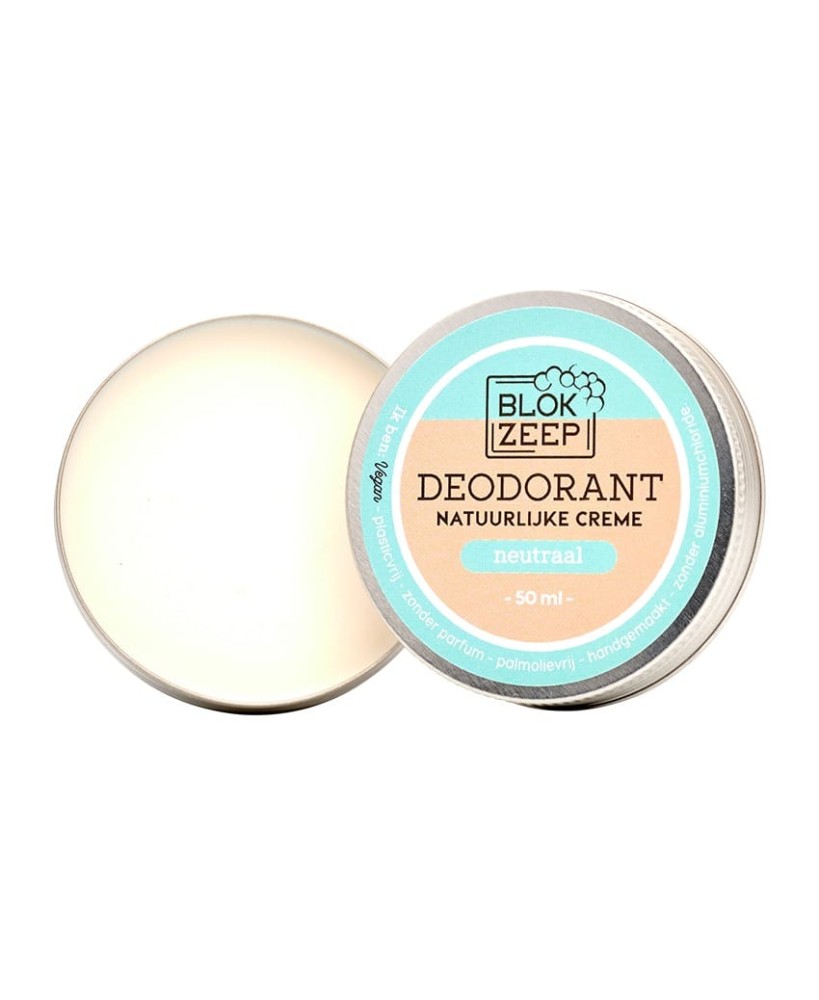Deodorant Crème - Neutraal - Blokzeep