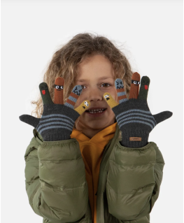 Puppeteer Gloves dark heather - Barts