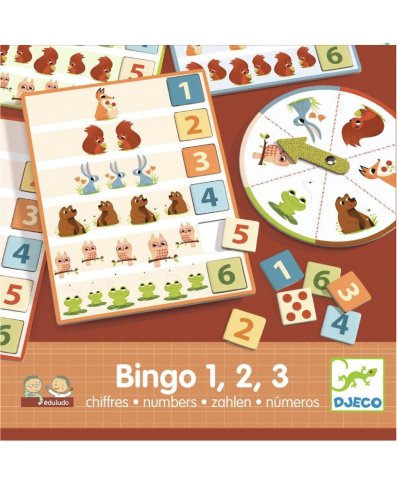 Bingo 1,2,3 - 4 -6j - Djeco