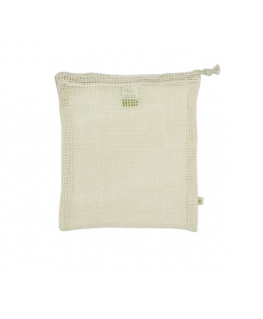 Organic Cotton Mesh Bag - Medium - A slice of green