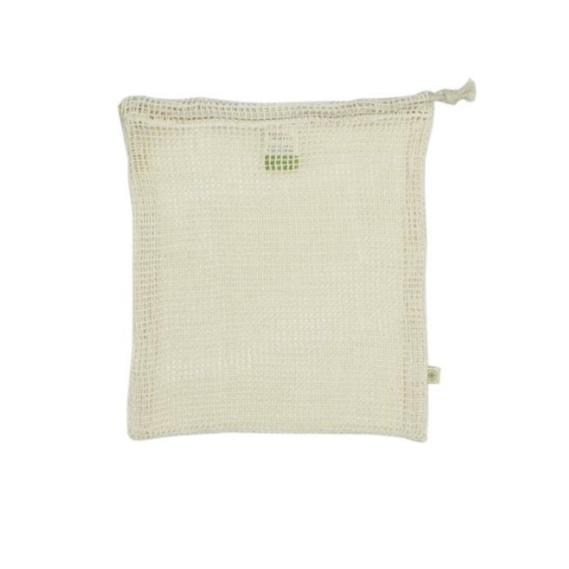 Organic Cotton Mesh Bag - Medium - A slice of green