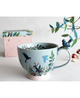 Secret garden bird cup -...
