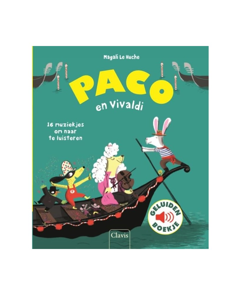 Geluidenboek Paco en Vivaldi - Clavis