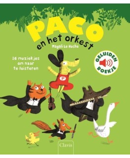 Geluidenboek Paco en het orkest - Clavis