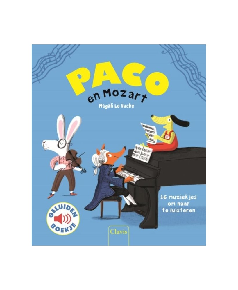 Geluidenboek Paco en Mozart - Clavis