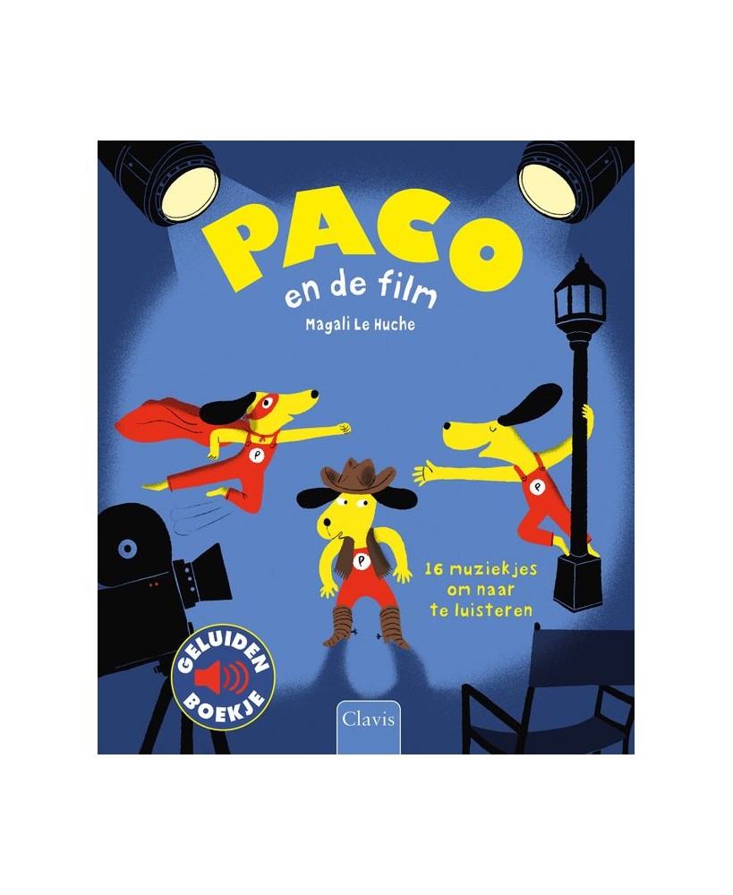 Geluidenboek Paco en de film - Clavis