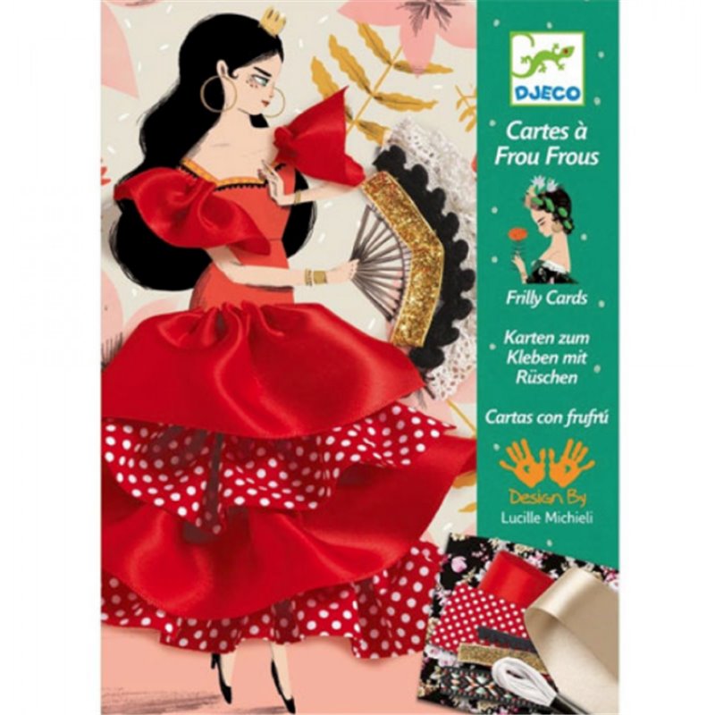 Versierde kaarten Flamenco 7-13j - Djeco