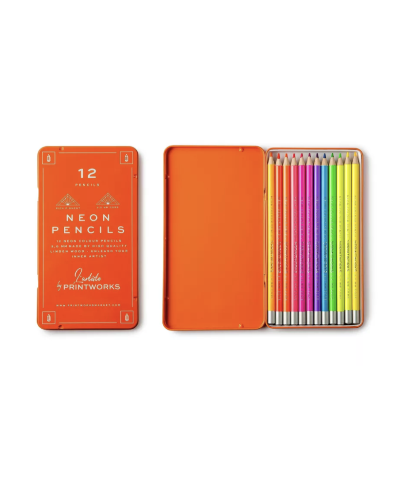 12 Neon pencils - Printworks