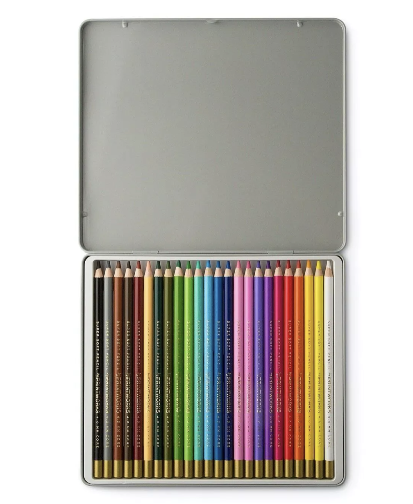 24 colour pencils - Printworks