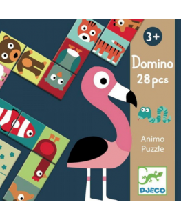 Domino dieren puzzel +3y - Djeco