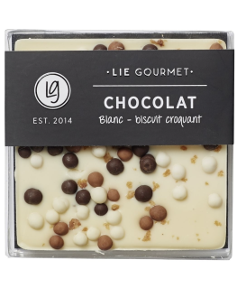 Chocolade Reep Witte crunch (60 g) - Lie gourmet