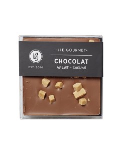 Chocolade Reep Melk Karamel (60 g) - Lie gourmet