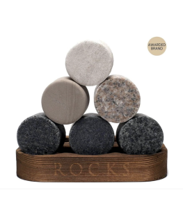The Connoisseur's Set -Twist Whiskey Glass Edition- Rocks whiskey chilling stones