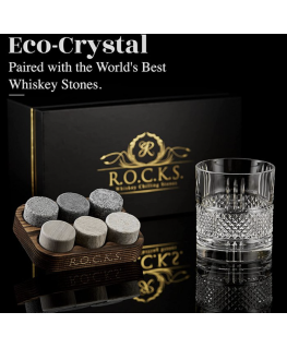 The Connoisseur's Set -Reserve Whiskey Glass Edition- Rocks whiskey chilling stones