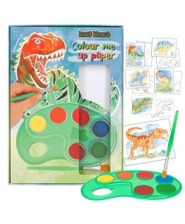 Dino World Colour me up paper