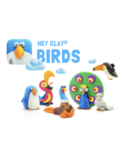 DIY pakket klei vogels  - Hey Clay
