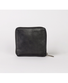 Sonny Square Wallet - black Stromboli Leather - O my bag