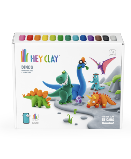 DIY pakket klei dinosaurussen  - Hey Clay