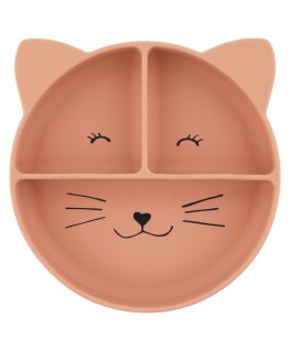 Siliconen bord met vakjes en zuignap - Mrs. Cat - Trixie
