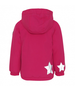 Hoshi Jacket Bright pink  back - Molo