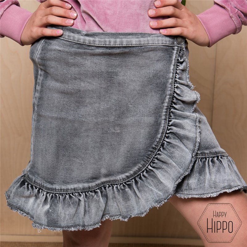 Brigitt skirt grey washed denim - Molo