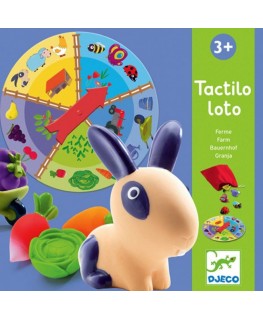 Tastspel Tactilo Loto boerderij +3j - Djeco