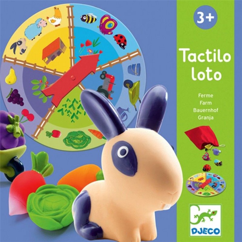 Tastspel Tactilo Loto boerderij +3j - Djeco