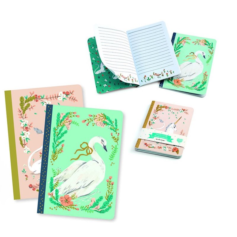 2 Small Notebooks Lucille - Djeco