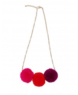 Pooky Necklace  Coral Red - Lebig
