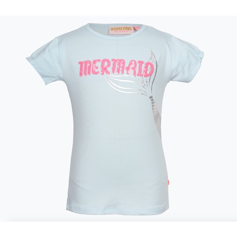 T-shirt mermaid light blue - Someone