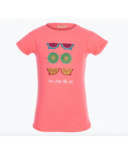 T-shirt Perry fluo Coral - Someone
