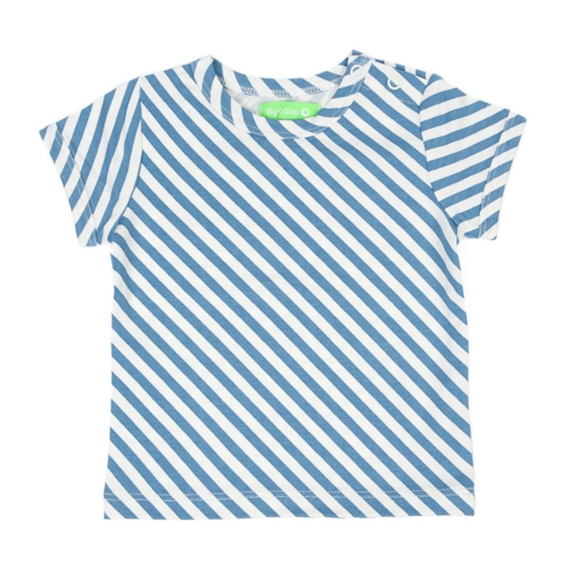 Kas Baby T-shirt Diagonal Stripes - Lily Balou