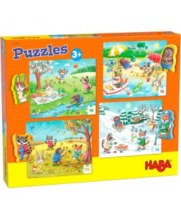 Puzzels De seizoenen +3j - Haba