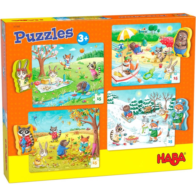 Puzzels De seizoenen +3j - Haba