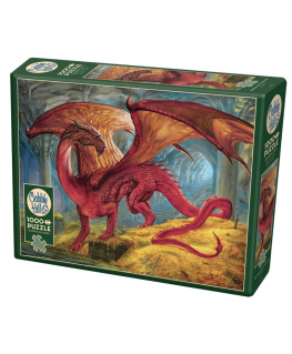 Cobble Hill puzzle 1000 pieces - Red Dragon Treasure