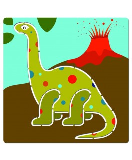 Sjablonen Dinosaurus 4-8j - Djeco